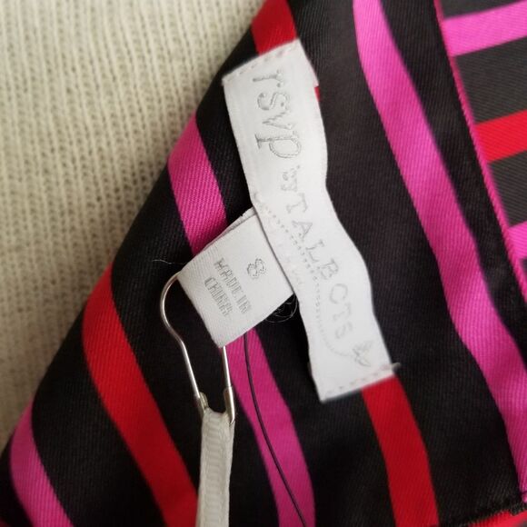 NWT RSVP by Talbots Striped Ruffle Top Blouse - Picture 9 of 12